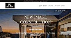 Desktop Screenshot of newimageconstruction.com